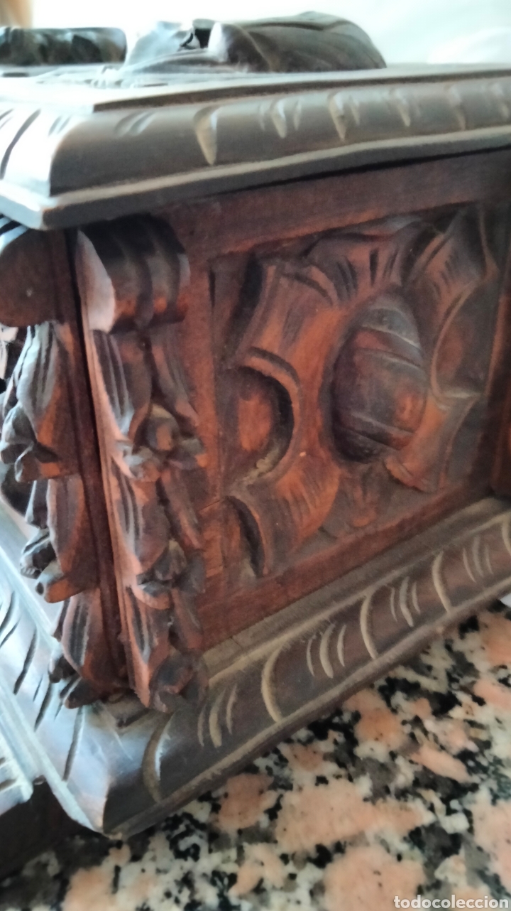 Antig&uuml;edades: ANTIGUO COFRE MADERA - Foto 7