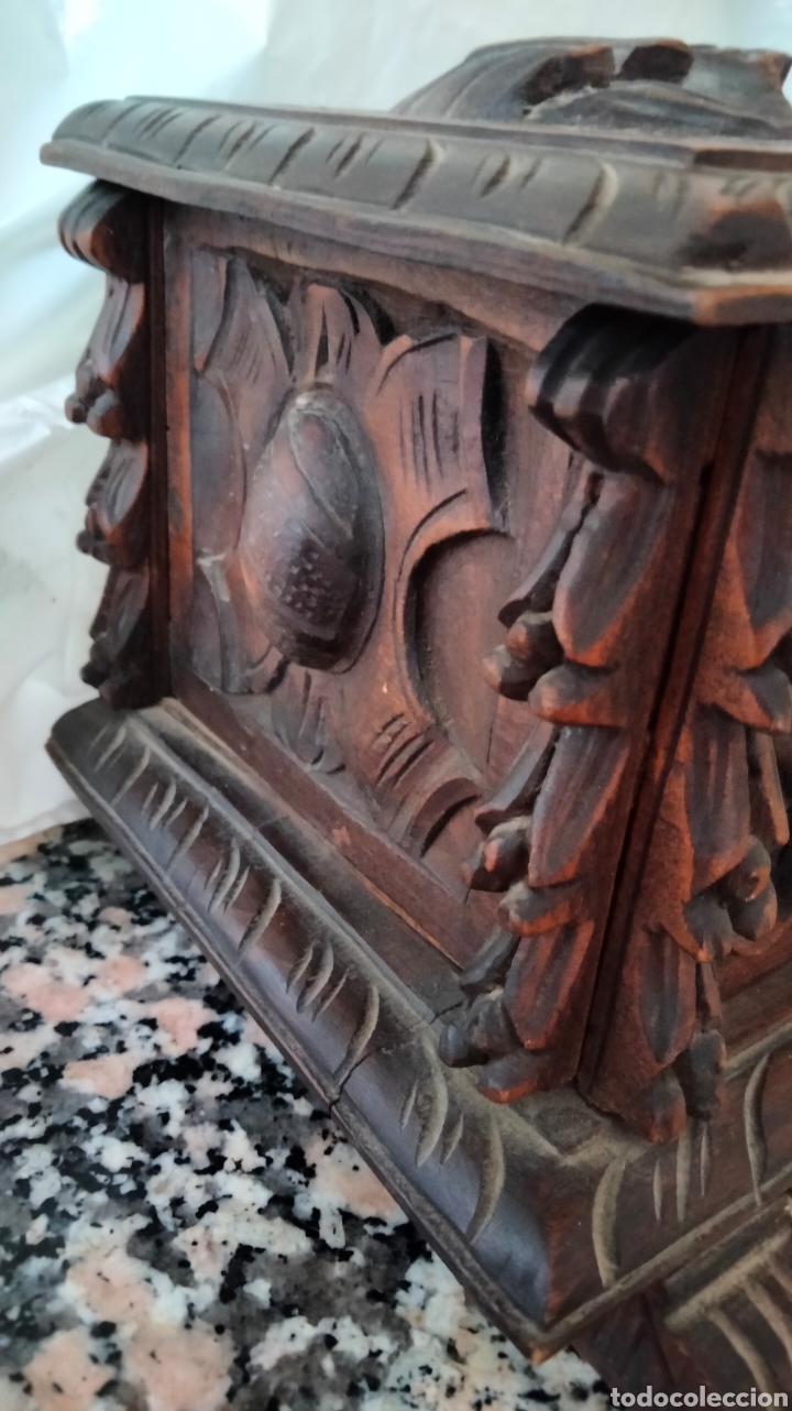 Antig&uuml;edades: ANTIGUO COFRE MADERA - Foto 8