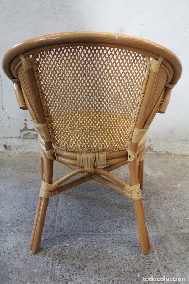 Antig&uuml;edades: sillon de mimbre bambu - Foto 5