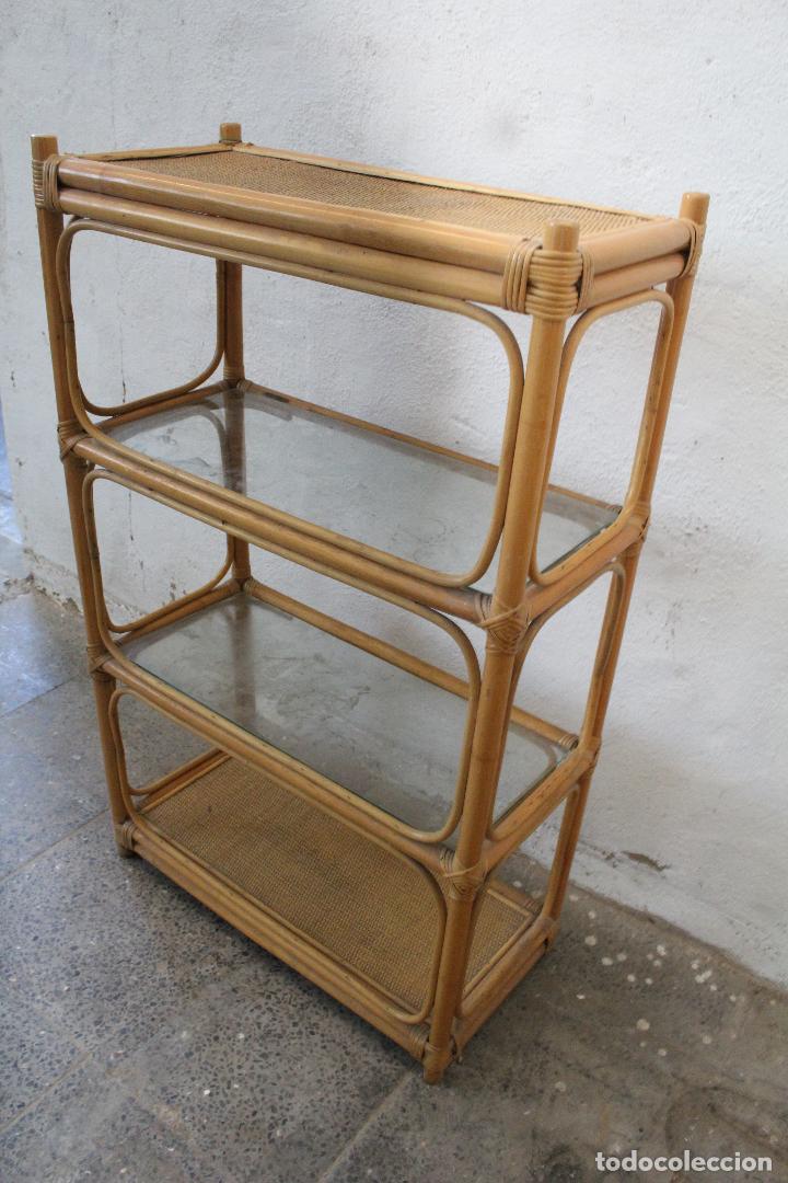 Antig&uuml;edades: estanteria mimbre bambu - Foto 9