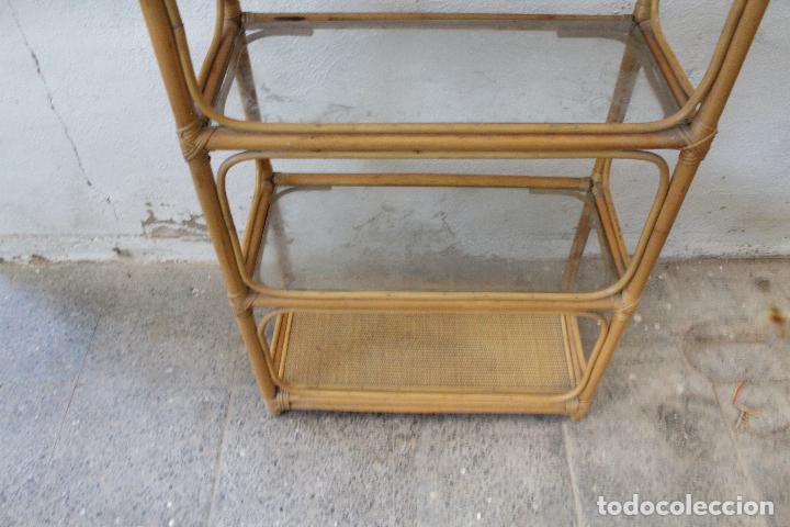 Antig&uuml;edades: estanteria mimbre bambu - Foto 10