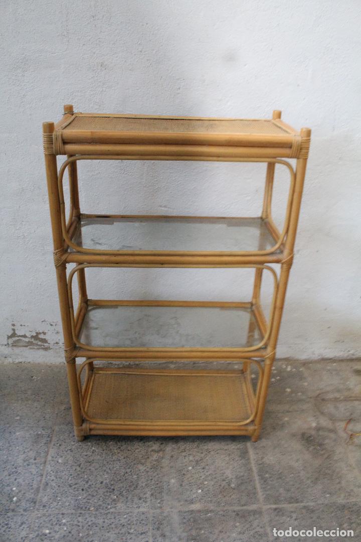 Antig&uuml;edades: estanteria mimbre bambu - Foto 1