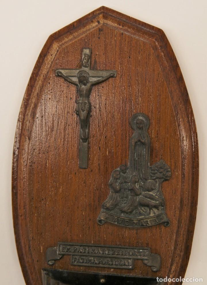 Antig&uuml;edades: Antigua Benditera de Fatima - Foto 2