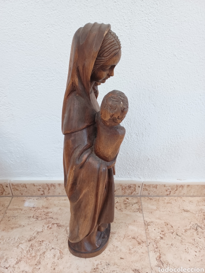 Antig&uuml;edades: Talla virgen - Foto 2