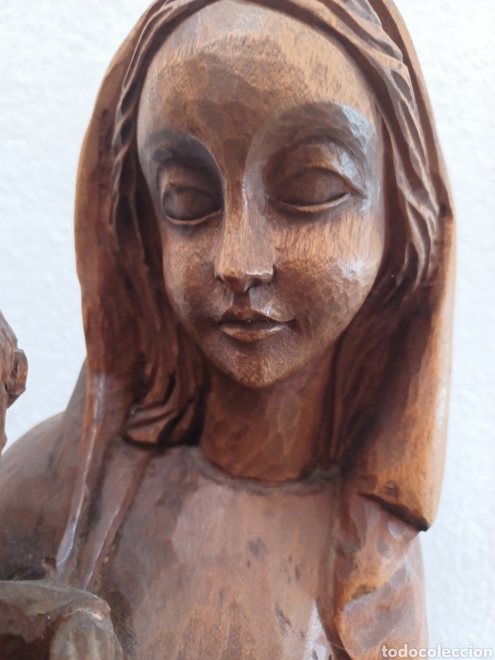 Antig&uuml;edades: Talla virgen - Foto 3