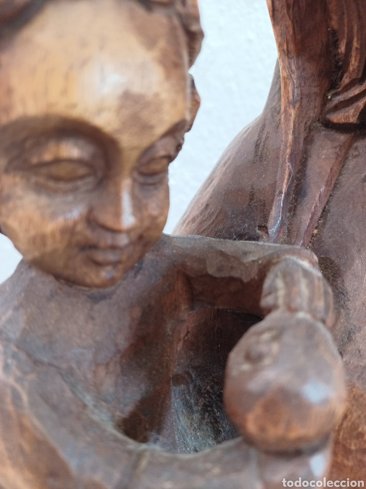 Antig&uuml;edades: Talla virgen - Foto 6