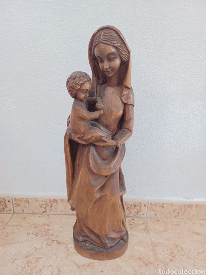Antig&uuml;edades: Talla virgen - Foto 7