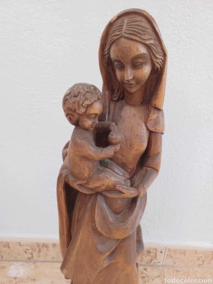 Antig&uuml;edades: Talla virgen - Foto 8