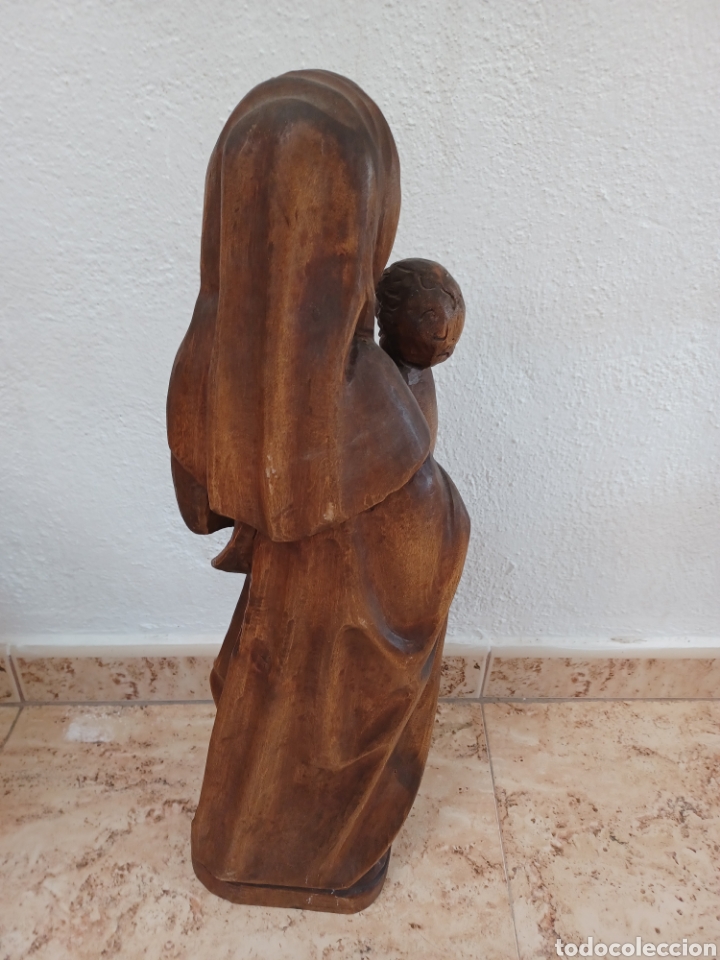 Antig&uuml;edades: Talla virgen - Foto 1