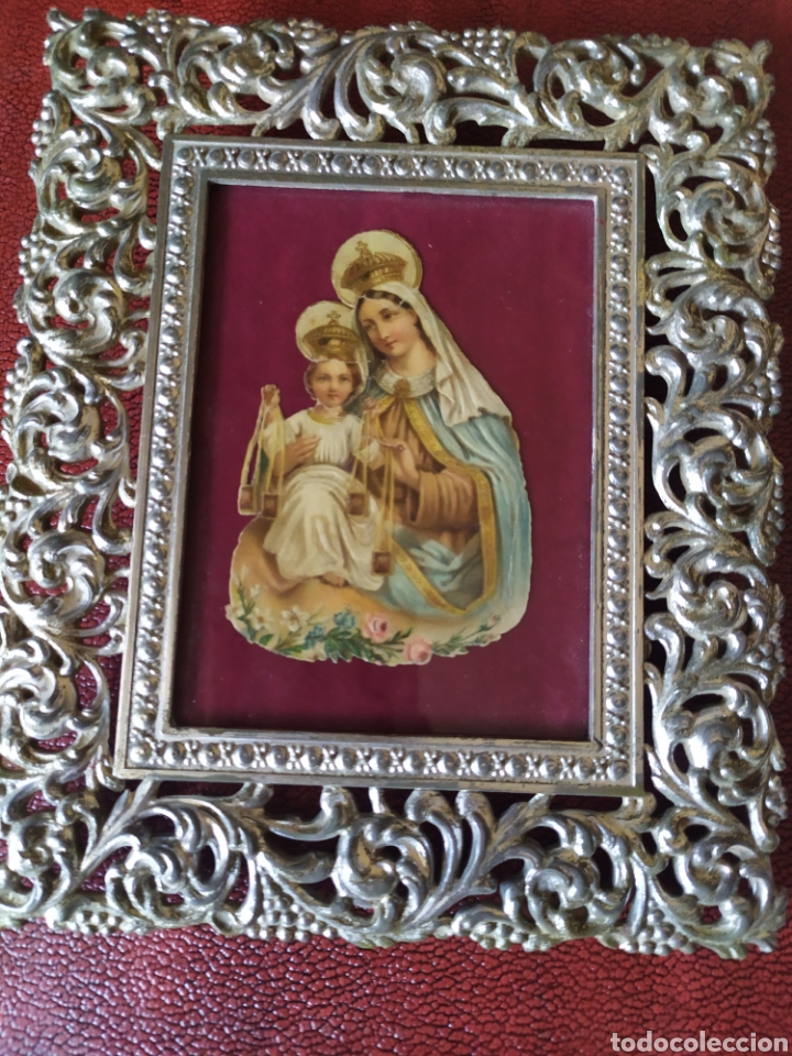 Antig&uuml;edades: Antiguo Cuadro de Pl&aacute;stico - Foto 7