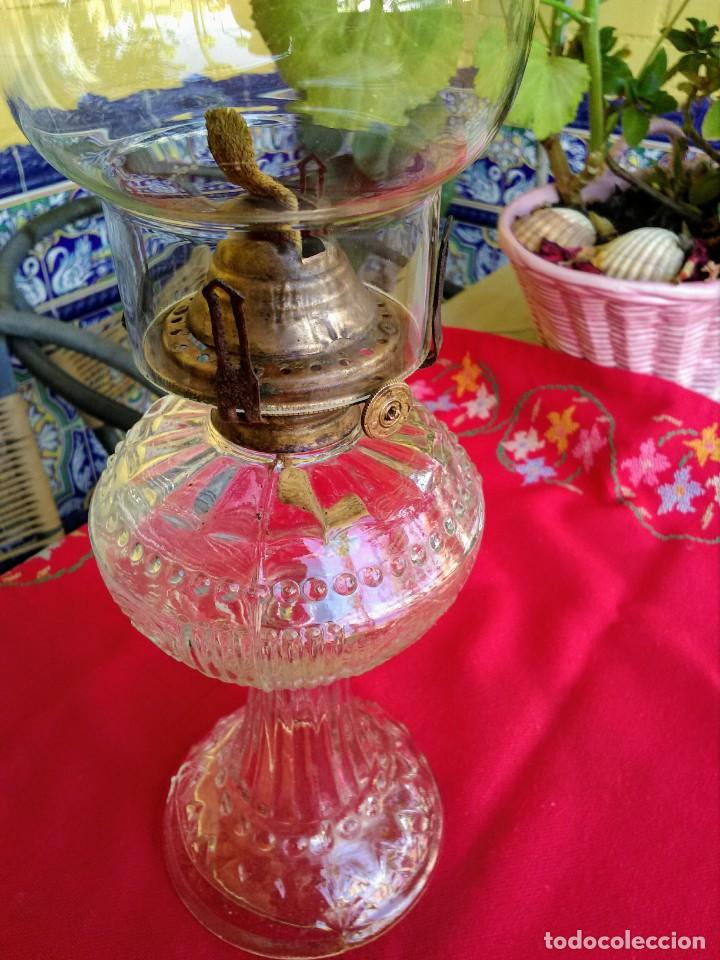 Antig&uuml;edades: L&aacute;mpara Quinqu&eacute; antiguo - Foto 2
