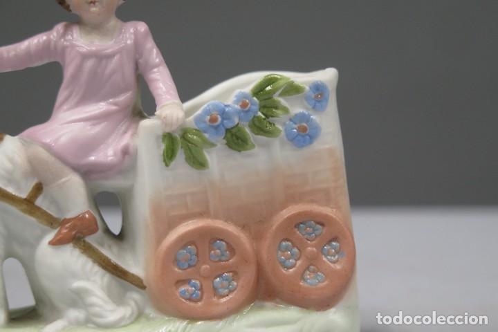 Antig&uuml;edades: CENTRO. CARRUAJE. BISCUIT. FECHADO 1881 - Foto 16