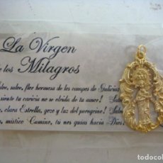 Antiquités: MEDALLA DE LA VIRGEN DE LOS MILAGROS LOTE DE 20 MEDALLAS-(&). Lote 277220633