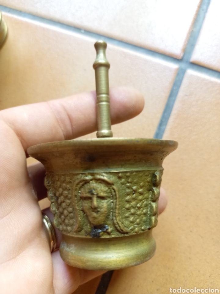 Antig&uuml;edades: QUATRO PEQUE&Ntilde;OS ALMIREZ O MORTEROS - Foto 8