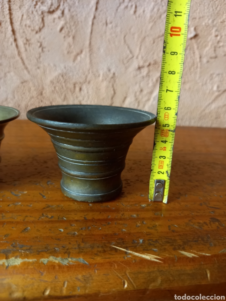 Antig&uuml;edades: QUATRO PEQUE&Ntilde;OS ALMIREZ O MORTEROS - Foto 17