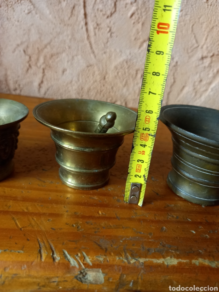 Antig&uuml;edades: QUATRO PEQUE&Ntilde;OS ALMIREZ O MORTEROS - Foto 18