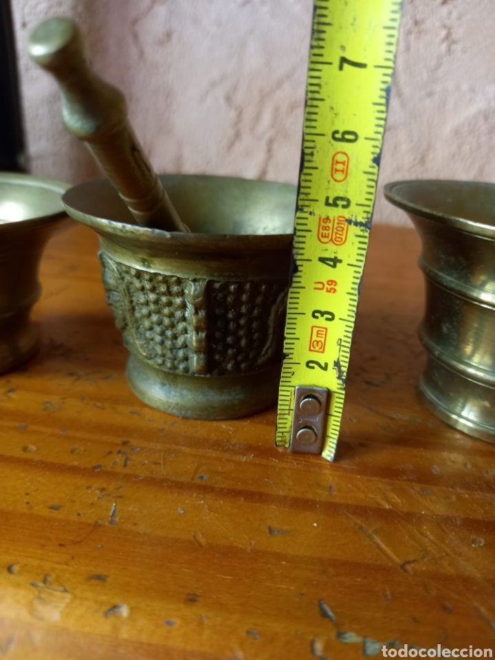 Antig&uuml;edades: QUATRO PEQUE&Ntilde;OS ALMIREZ O MORTEROS - Foto 19