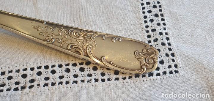 Antig&uuml;edades: Cucharon ba&ntilde;o de plata sellado - Foto 2