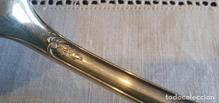 Antig&uuml;edades: Cucharon ba&ntilde;o de plata sellado - Foto 3