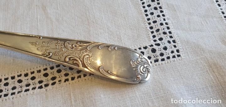 Antig&uuml;edades: Cucharon ba&ntilde;o de plata sellado - Foto 5