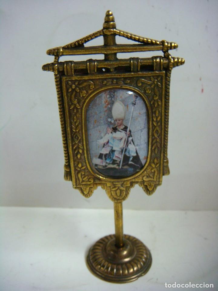 Antiques: LIQUIDACION LOTE DE 5 ESTANDARTE CON IMAGEN DE SAN BENITI&Ntilde;O DE LEREZ-(&)
