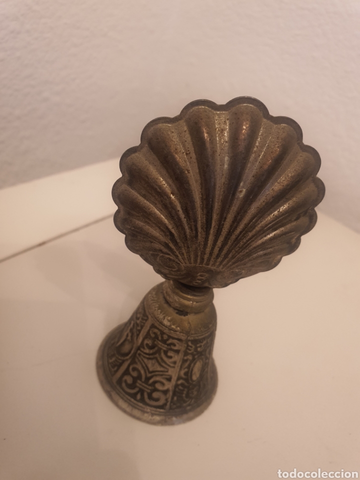 Antig&uuml;edades: Campana y concha con Virgen del Pilar - Foto 4