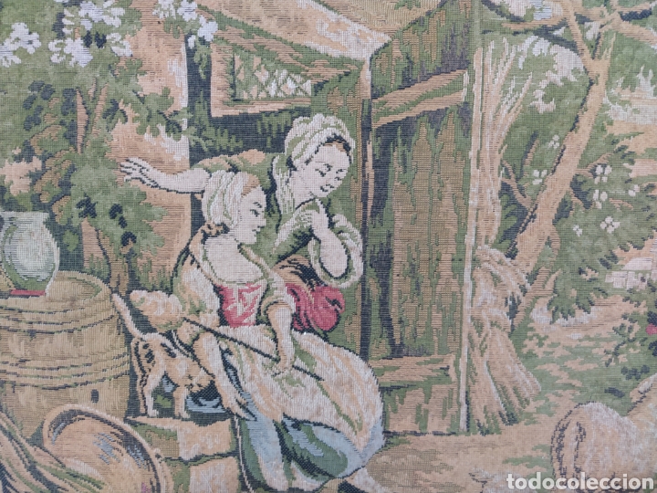Antig&uuml;edades: Tapiz escena rural - Foto 2