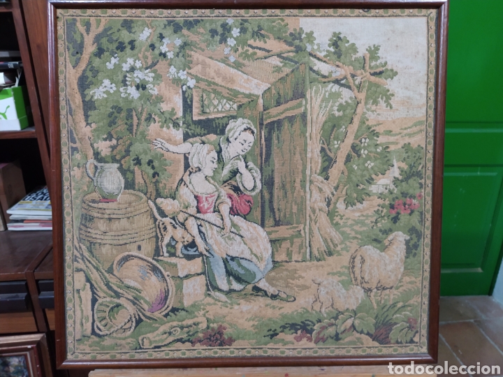 Antig&uuml;edades: Tapiz escena rural - Foto 1