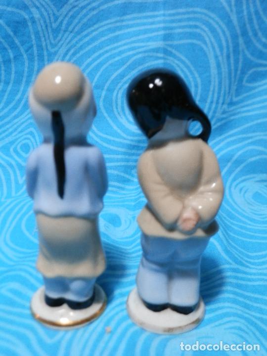 Antig&uuml;edades: FIGURAS CHINITOS DE PORCELANA , 9 CM - Foto 2