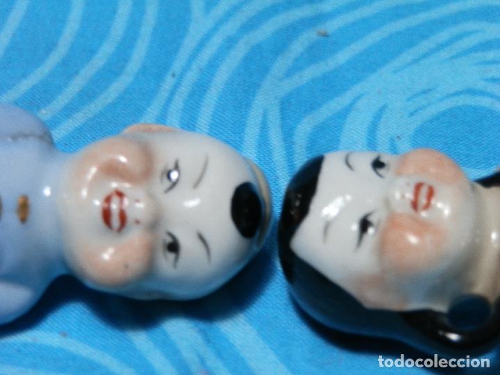 Antig&uuml;edades: FIGURAS CHINITOS DE PORCELANA , 9 CM - Foto 3