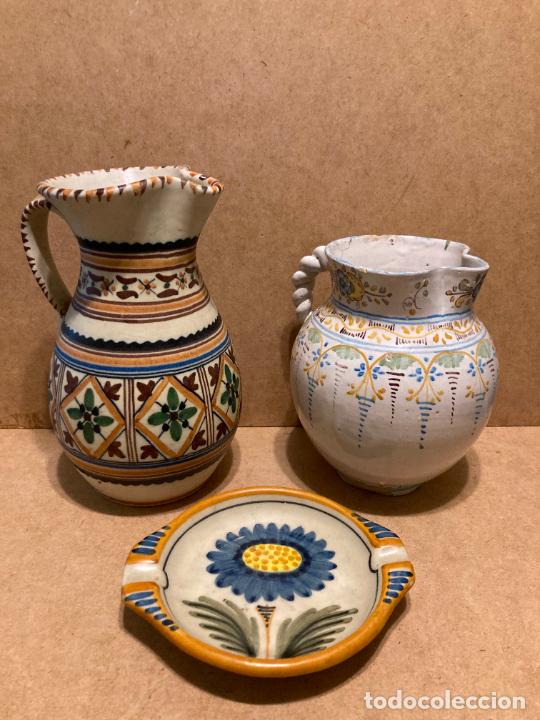 Antig&uuml;edades: Lote de ceramica de Talavera - Foto 1