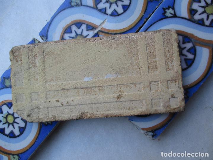 Antig&uuml;edades: Cenefas azulejos siglo XIX - Foto 2