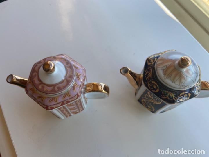 Antig&uuml;edades: Pareja de teteras porcelana - Foto 3