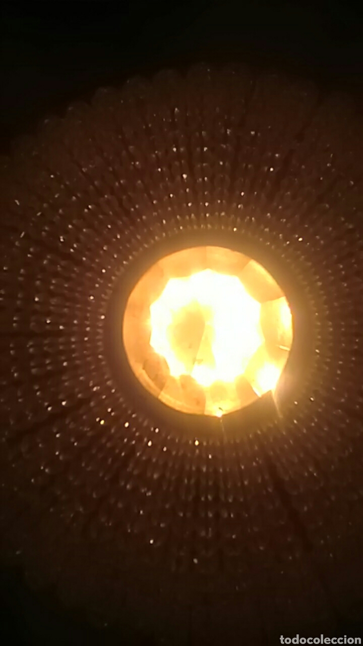 Antigüedades: Lámpara cristal de bohemia, principio del siglo 19, - Foto 4 - 277533983