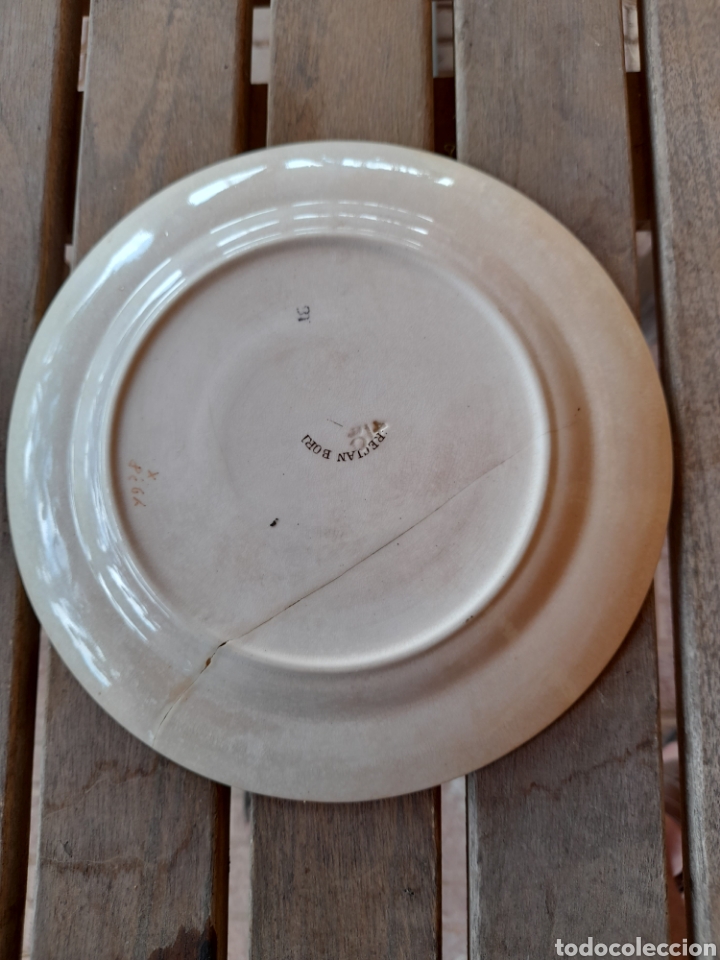 Antig&uuml;edades: Plato siglo XIX. - Foto 8