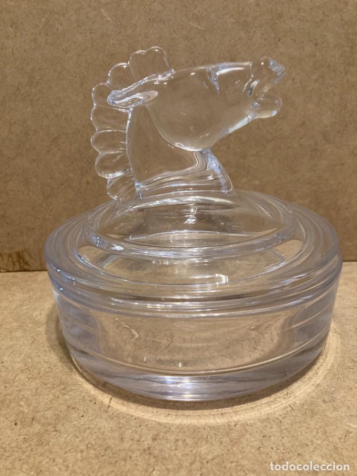 Antig&uuml;edades: Bombonera de cristal de Sevres - Foto 2