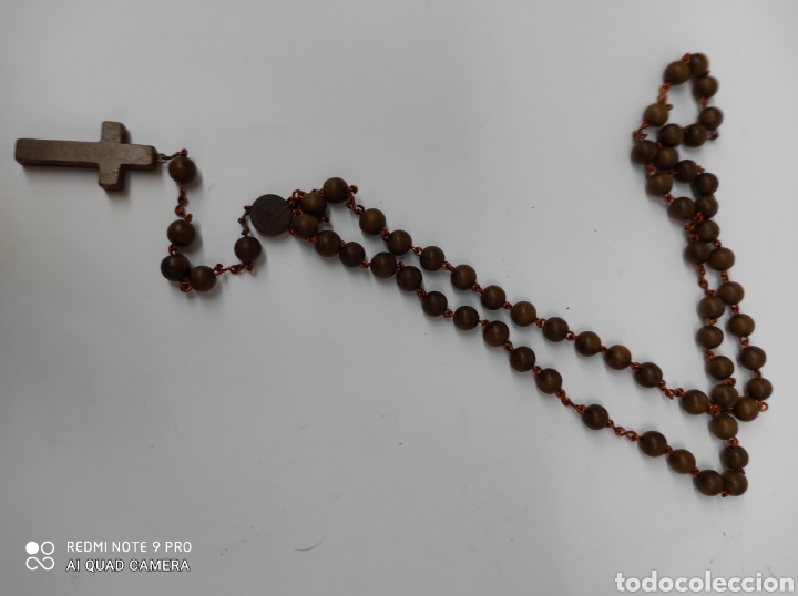 Antig&uuml;edades: Este rosario de madera semipreciosa - Foto 2