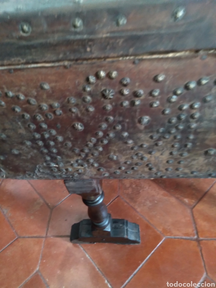 Antig&uuml;edades: Ba&uacute;l de viaje siglo 17 - Foto 7