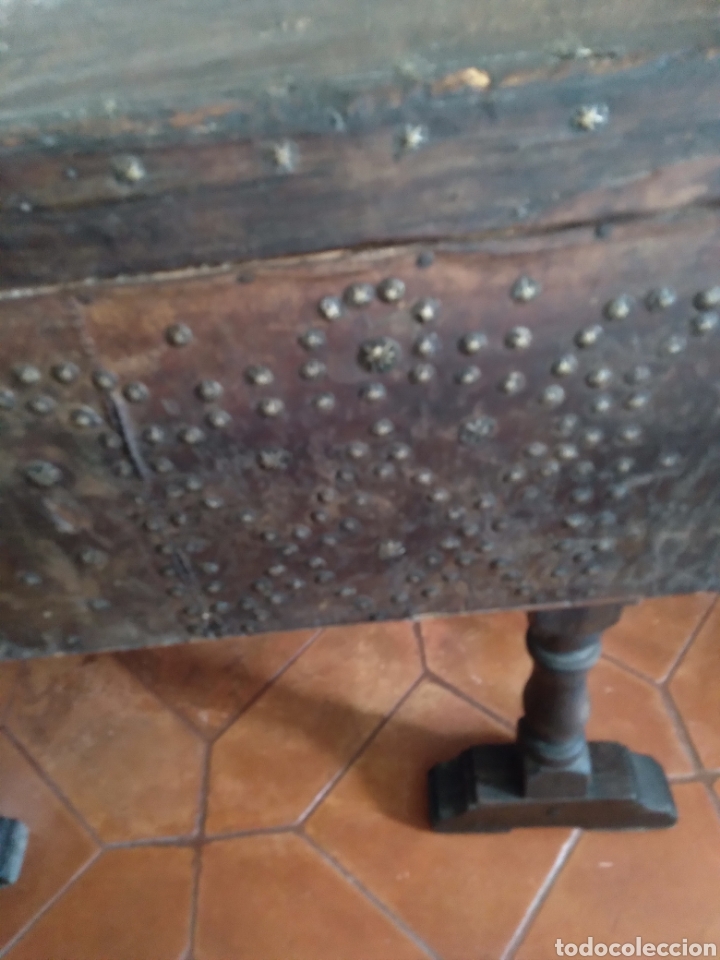 Antig&uuml;edades: Ba&uacute;l de viaje siglo 17 - Foto 8
