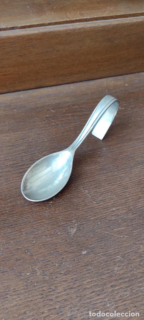 Antig&uuml;edades: Cuchara plateada para degustar - Foto 4