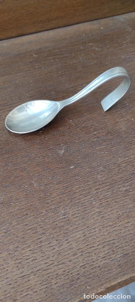 Antig&uuml;edades: Cuchara plateada para degustar - Foto 6