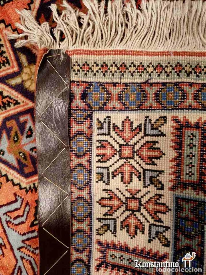 Antig&uuml;edades: ARDEBIL PERSA CON PARTES EN SEDA NATURAL 100% - Foto 6