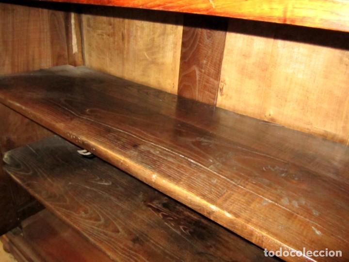Antig&uuml;edades: Aparador rustico antiguo en roble - Foto 10