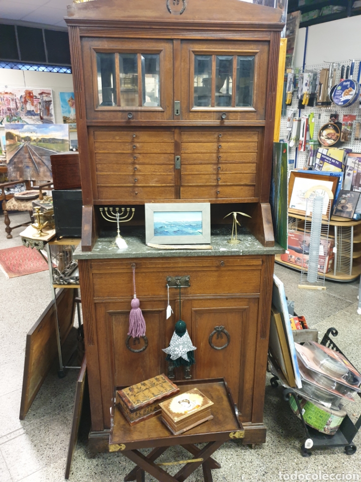 Antig&uuml;edades: Mueble de dentista, Ingles 1910 - Foto 1