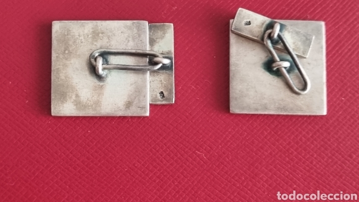 Antig&uuml;edades: PRECIOSOS GEMELOS DE PLATA DE LEY - Foto 5