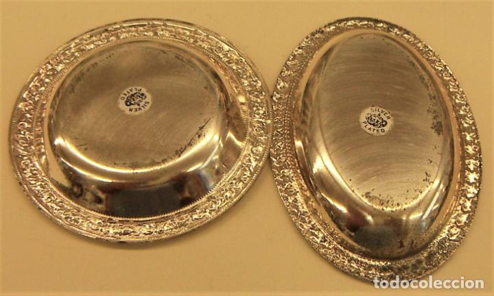 Antig&uuml;edades: Dos Bandejas plateadas Silver Plated - Foto 2