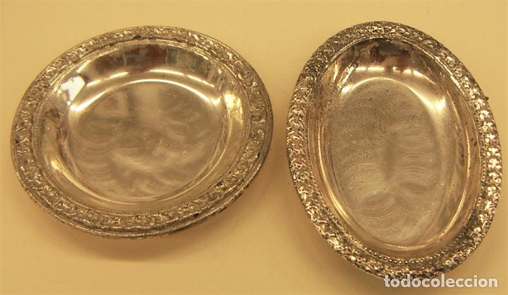 Antig&uuml;edades: Dos Bandejas plateadas Silver Plated - Foto 1