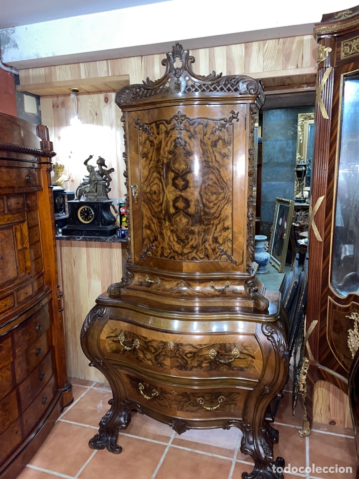 Antig&uuml;edades: Vitrina Luis XV - Foto 1