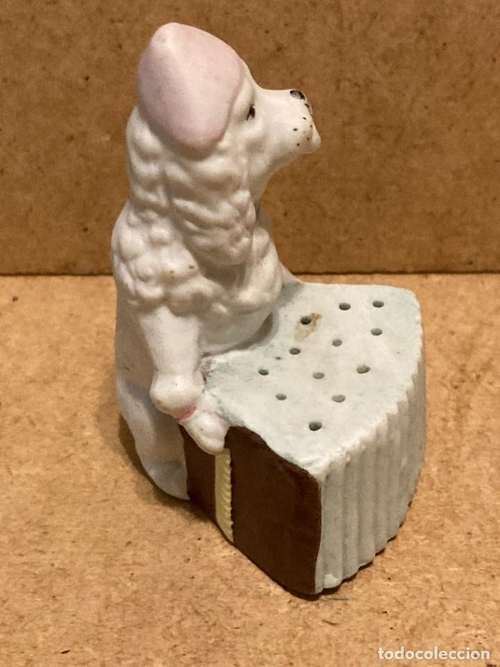 Antig&uuml;edades: Biscuit centroeuropeo perro cerillero - Foto 5