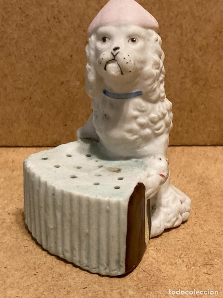 Antig&uuml;edades: Biscuit centroeuropeo perro cerillero - Foto 7